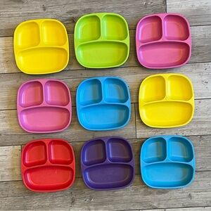 Re-Play | Divided Kids Plate | BUNDLE: Set of 9